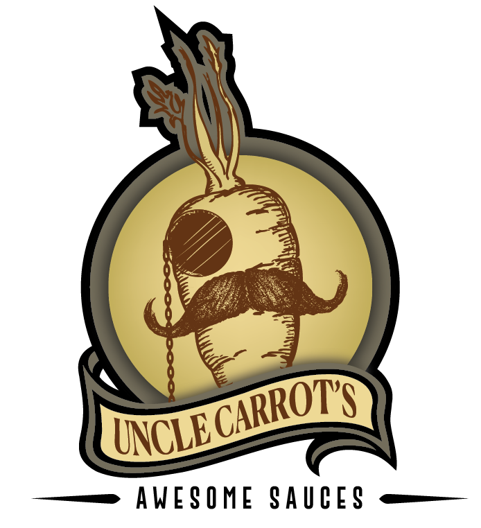 Uncle Carrots Phenomenal Sauces Logo and Brand Label
